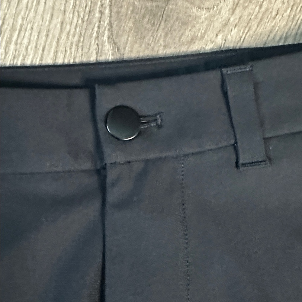 Lululemon 28" Commission Pants Slim Warpstreme Black‎ Office Travel Casual 32 - Picture 8 of 14